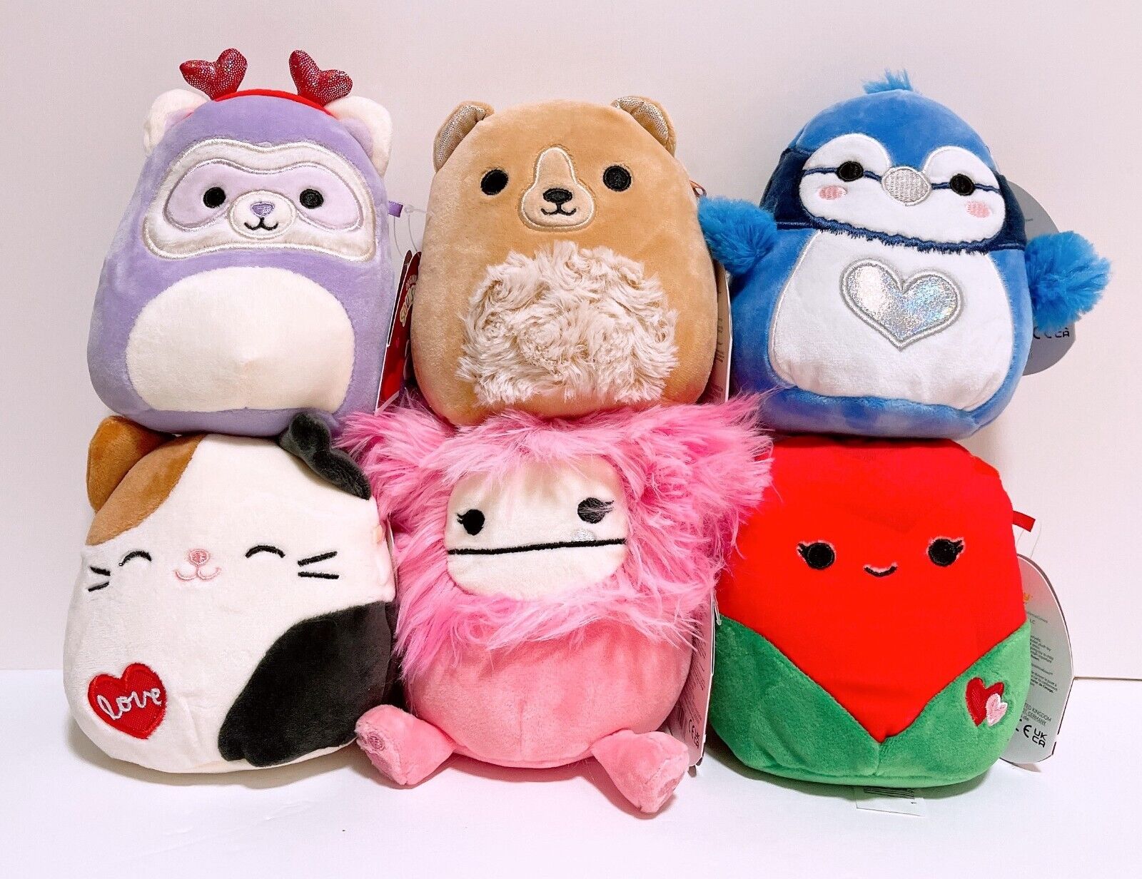Squishmallows Valentines Day 2023 Mystery Capsule 1 ONE Color Chosen at  Random