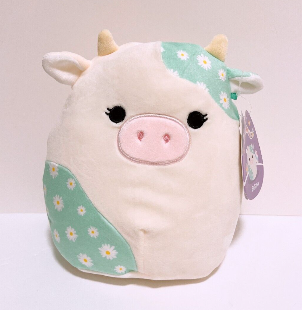 Squishmallows Easter 12″ Belana the Cow Treasure Toys