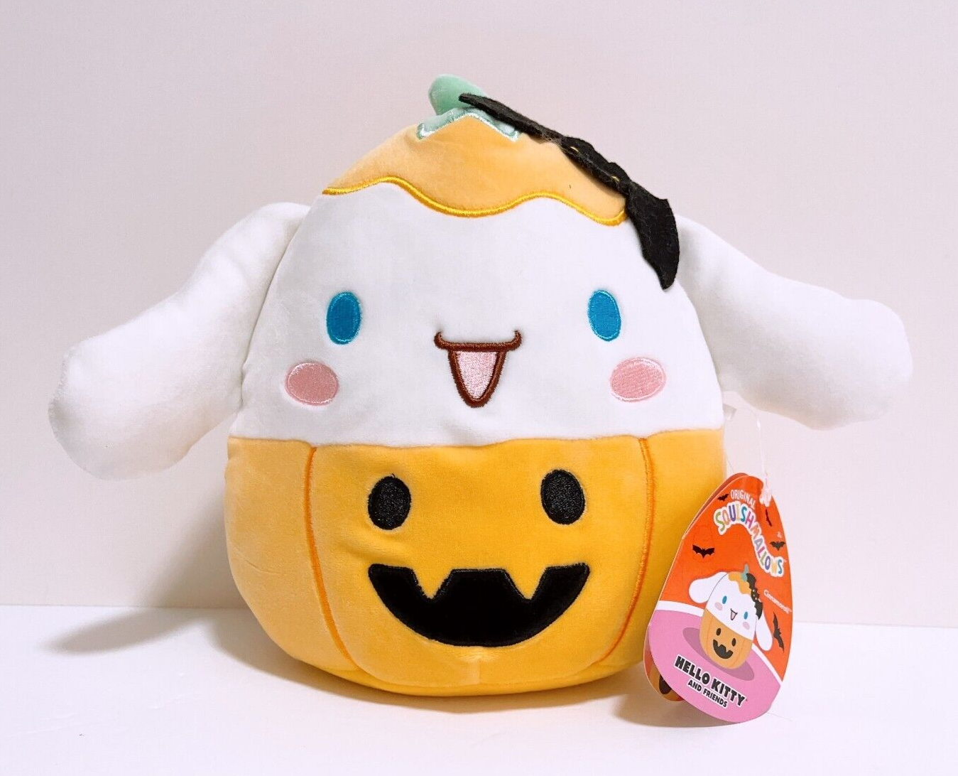 Squishmallows Sanrio Halloween 8″ Pumpkin Cinnamoroll Treasure Toys